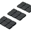 Hettich Antirutschpad 20 x 20 mm schwarz - 18 Stück