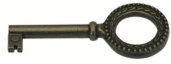 Hettich Buntbart-Schlüssel brüniert 75 x 4 mm Stahl, brüniert, 1 Stück
