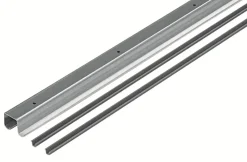 Hettich Doppellauf- und Führungsprofil 2000 mm Kunststoff/Stahl, 1 Stück