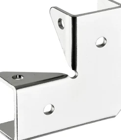 Hettich Eckverbinder L Stahl 44 x 44 x 15 mm vernickelt