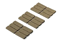 Hettich Filzgleiter braun 16 x 44 x 4.5 mm - 18 Stück