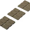 Hettich Filzgleiter braun 36 x 22 x 4.5 mm - 18 Stück