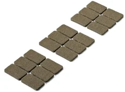 Hettich Filzgleiter braun 36 x 22 x 4.5 mm - 18 Stück
