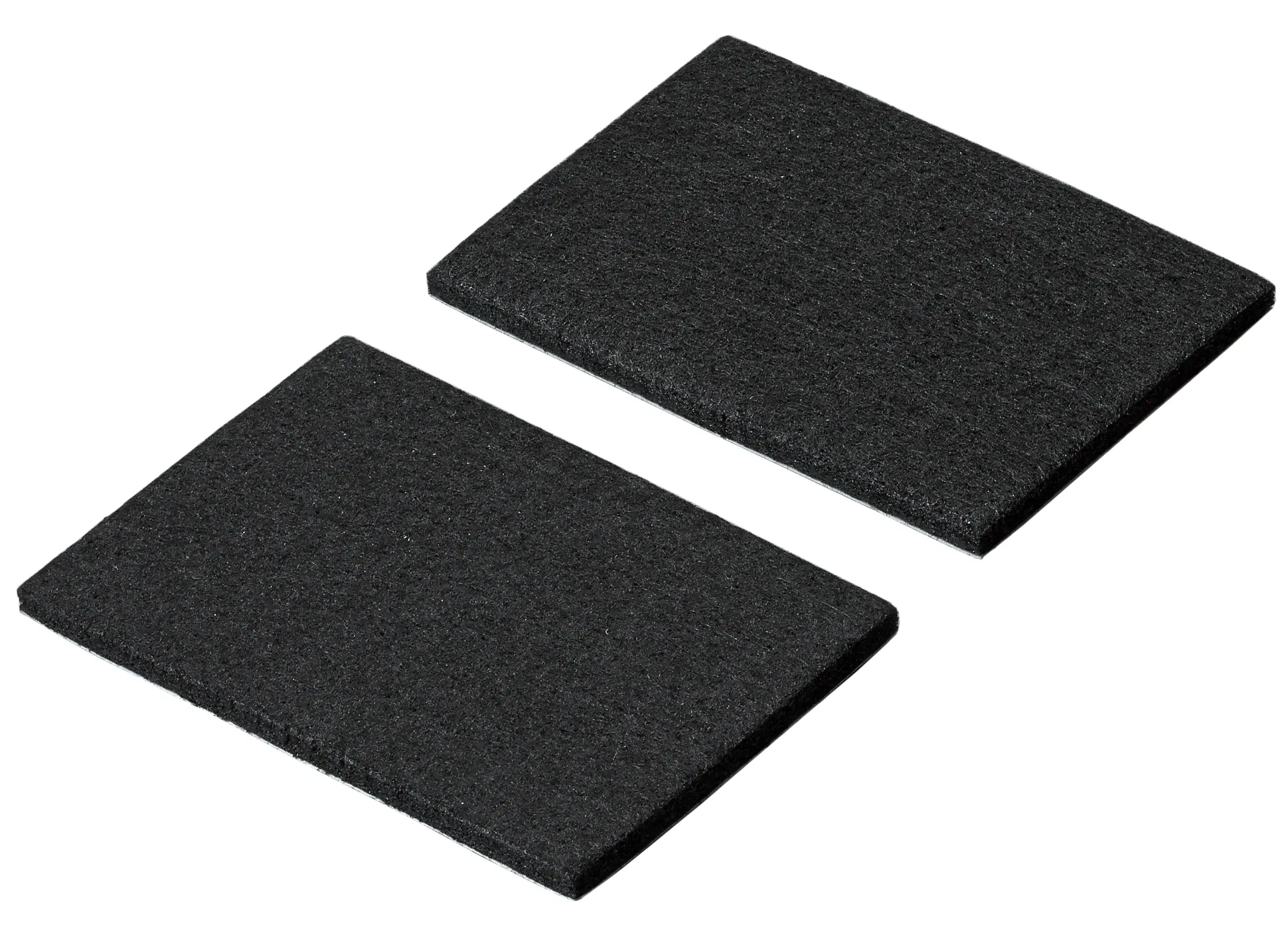 Hettich Filzzuschnitt schwarz 60 x 90 x 4.5 mm - 2 Stück