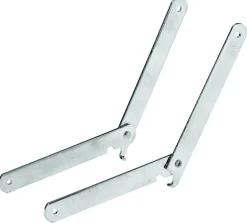 Hettich Klapphalter für Tische und Bänke 200 mm Stahl, verzinkt, 2 Stück