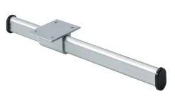 Hettich Kleiderstange 225 mm Aluminium/Kunststoff, silberfarben, 1 Stück