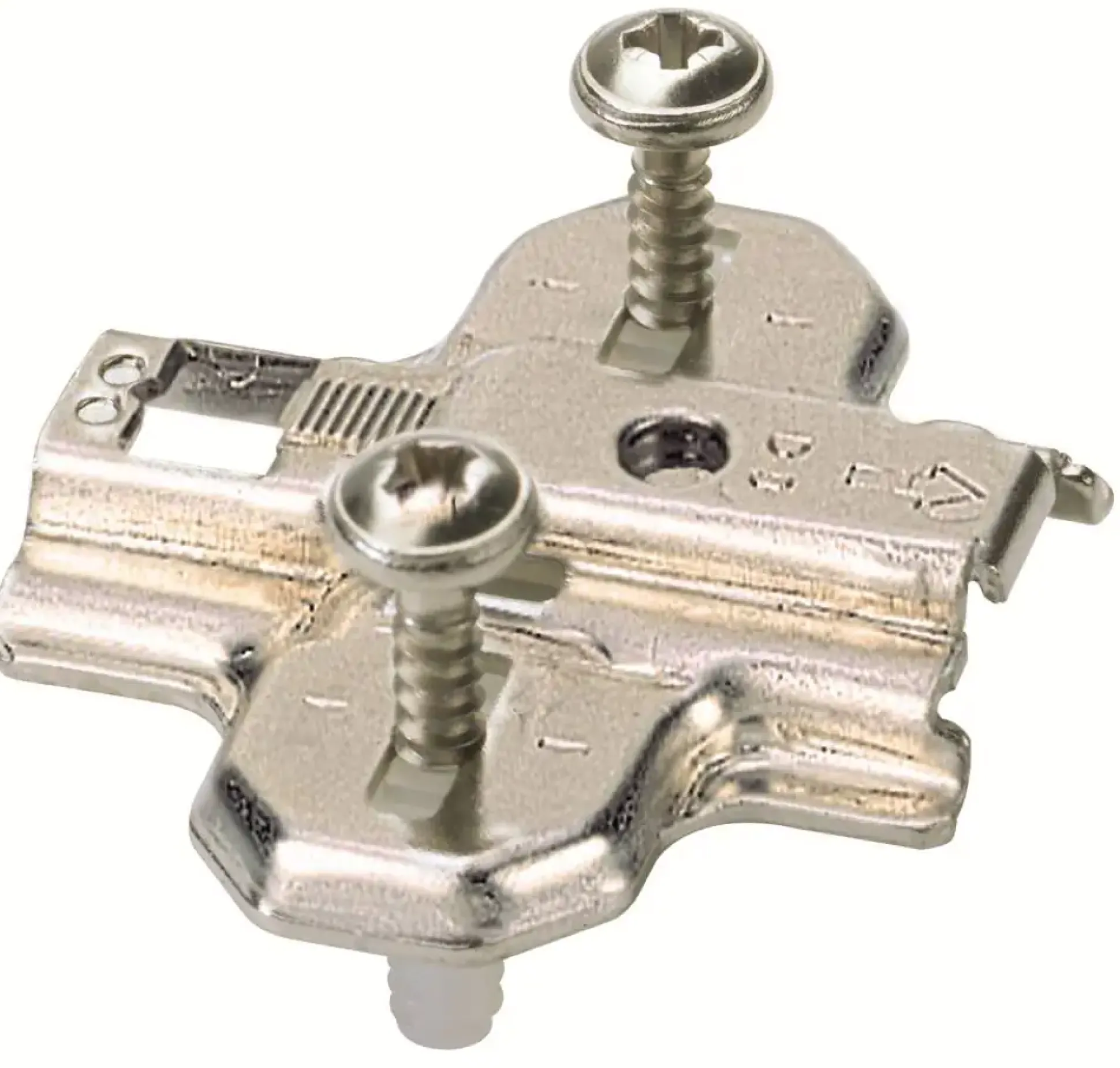 Hettich Kreuzmontageplatte MK-D0 für Ø 35 Topfscharniere 2 Stück