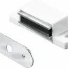 Hettich Magnetschnäpper 15 x 14 x 45 mm weiß 4 kg mit Schrauben - 4 Stück