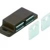 Hettich Magnetschnäpper 2x3 kg braun, 2 Stück