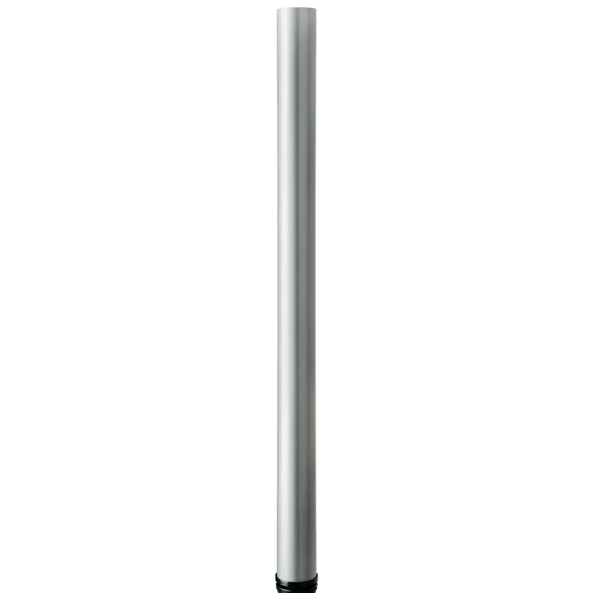 Hettich Möbelfuß 6,0 x 84 - 87 cm Aluminium-Optik - 1 Stück