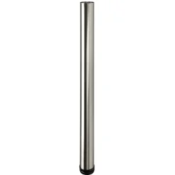 Hettich Möbelfuß 6,0 x 70 -73 cm Edelstahl-Optik - 1 Stück