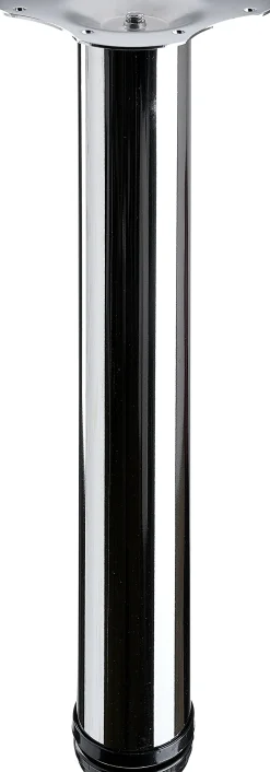 Hettich Möbelfuss Ø 60 x 400 - 430 mm, verchromt/glanz
