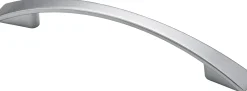 Hettich Möbelgriff Aluminium Optik 12 x 135 x 25 mm - 1 Stück