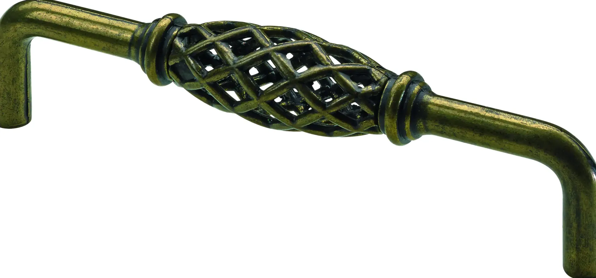 Hettich Möbelgriff brüniert gold antik 20 x 136 x 35 mm - 1 Stück
