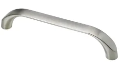 Hettich Möbelgriff Edelstahl Optik 13,5 x 142 x 26,5 mm - 1 Stück