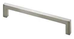 Hettich Möbelgriff Edelstahl Optik 8 x 136 x 28 mm - 1 Stück