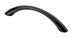 Hettich Möbelgriff verchromt schwarz 10 x 112,5 x 26,5 mm - 1 Stück