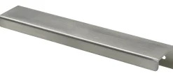 Hettich Möbelgriff Aluminium Edelstahl Optik 12,5 x 180 x 35 mm -1 Stück