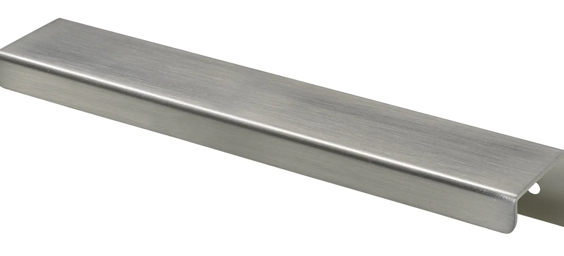 Hettich Möbelgriff Aluminium Edelstahl Optik 12,5 x 180 x 35 mm -1 Stück