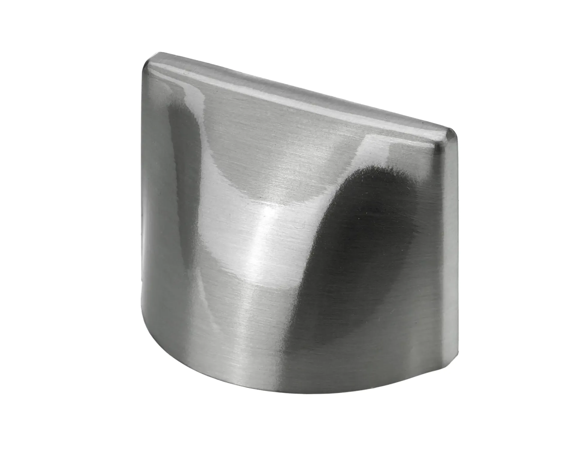 Hettich Möbelgriff Aluminium Edelstahl Optik 40 x 60 x 26 mm - 1 Stück