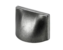 Hettich Möbelgriff Aluminium brüniert silber 40 x 60 x 26 mm - 1 Stück