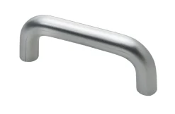Hettich Möbelgriff Kunststoff Aluminium Optik 10 x 73 x 28 mm - 1 Stück