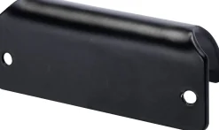 Hettich Möbelgriff Schublade Aluminium 70 mm schwarz - 1 Stück