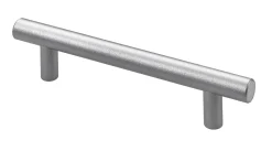 Hettich Möbelgriff Stahl Aluminium Optik 12,0 x 137,0 x 32,0 mm - 1 Stück