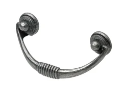 Hettich Möbelgriff Zinkdruckguss silber 33,0 x 82,0 x 22,0 mm - 1 Stück
