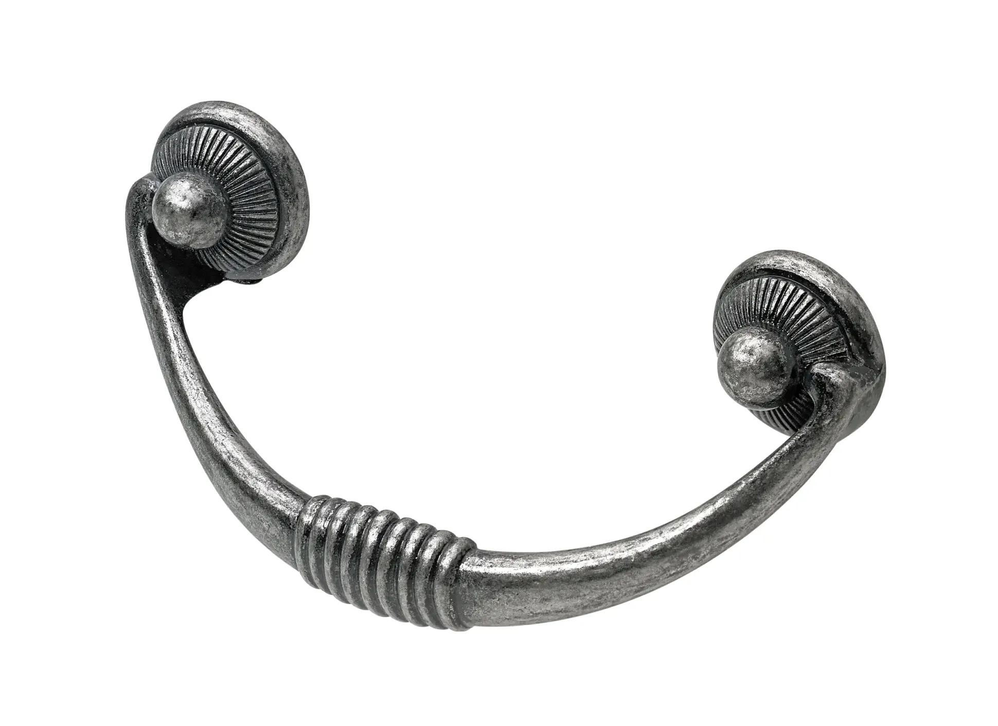 Hettich Möbelgriff Zinkdruckguss silber 33,0 x 82,0 x 22,0 mm - 1 Stück