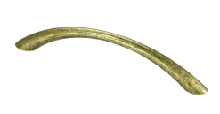 Hettich Möbelgriff Zinkdruckguss gold 10,0 x 112,5 x 26,5 mm - 1 Stück