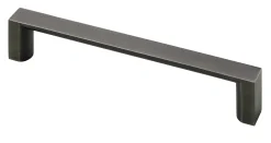 Hettich Möbelgriff Zinkdruckguss schwarz 12,0 x 137,5 x 26,5 mm - 1 Stück