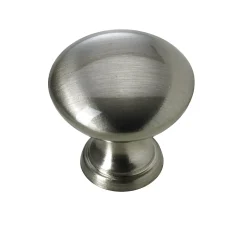 Hettich Möbelknopf Aluminium Edelstahl-Optik Ø 30,0 mm - 1 Stück
