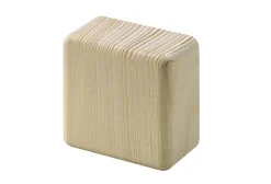 Hettich Möbelknopf Kiefer roh 50,0 x 50,0 mm - 1 Stück