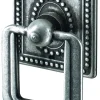 Hettich Möbelknopf Messing silber 35,0 x 33,0 mm - 1 Stück