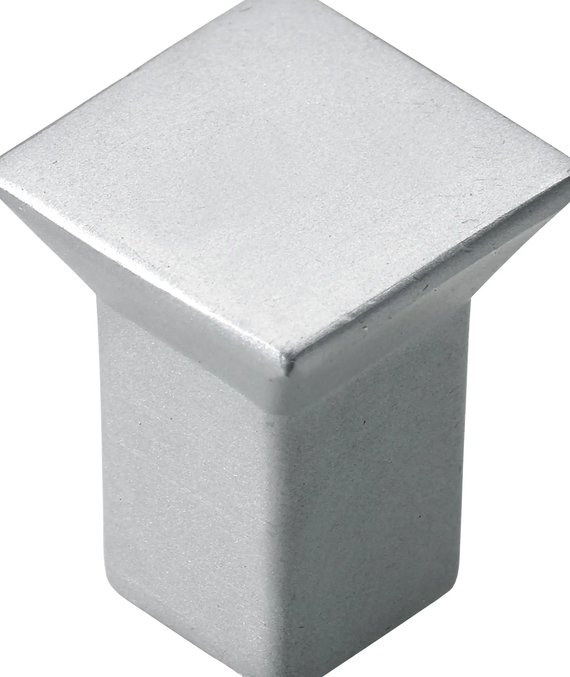 Hettich Möbelknopf silber 18,0 x 18,0 mm - 1 Stück