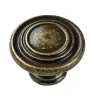 Hettich Möbelknopf Zinkdruckguss bronze Ø 32,0 x 25,0 mm - 1 Stück