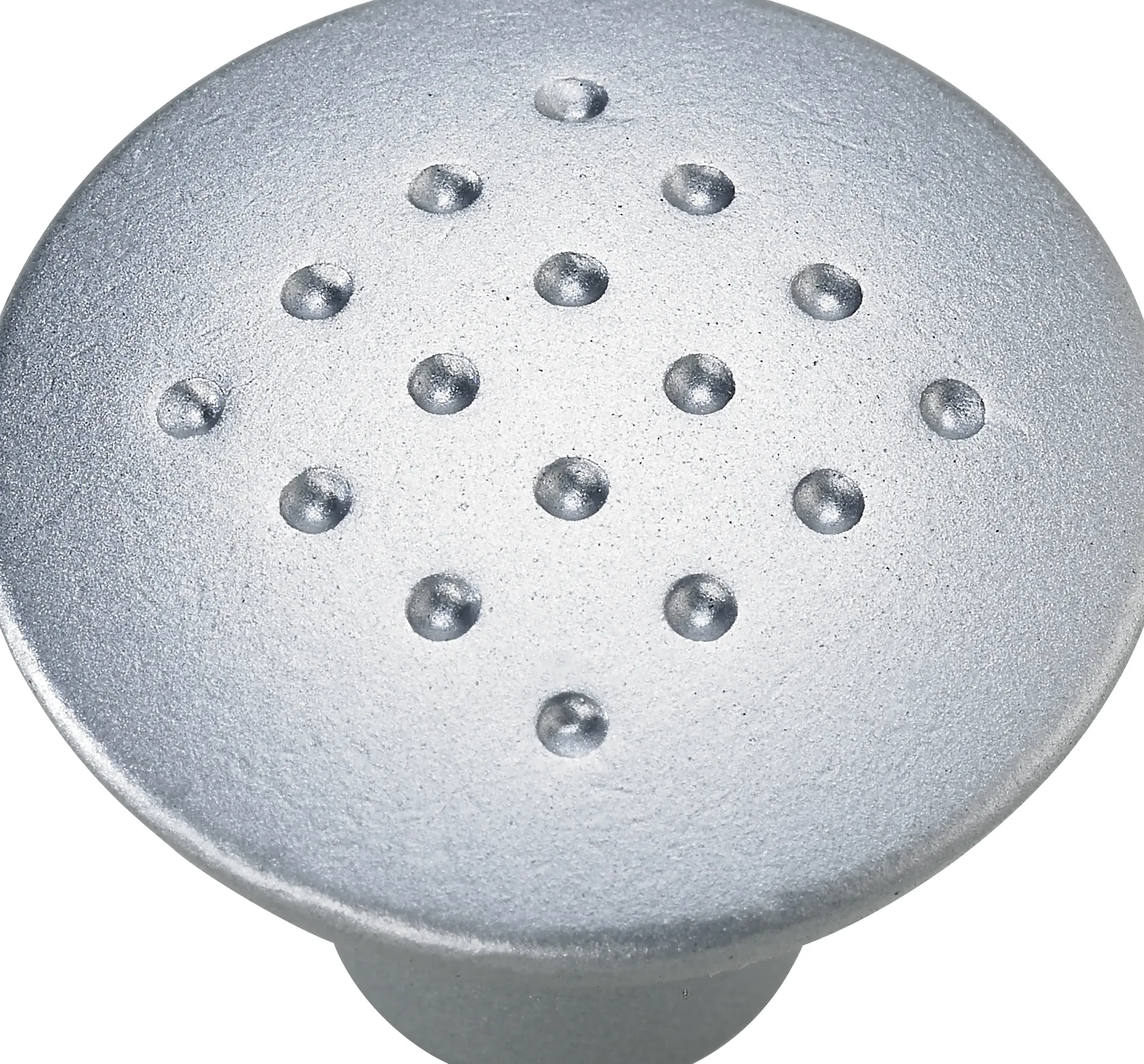 Hettich Möbelknopf Zinkdruckguss Aluminium-Optik Ø 33,0 mm - 1 Stück