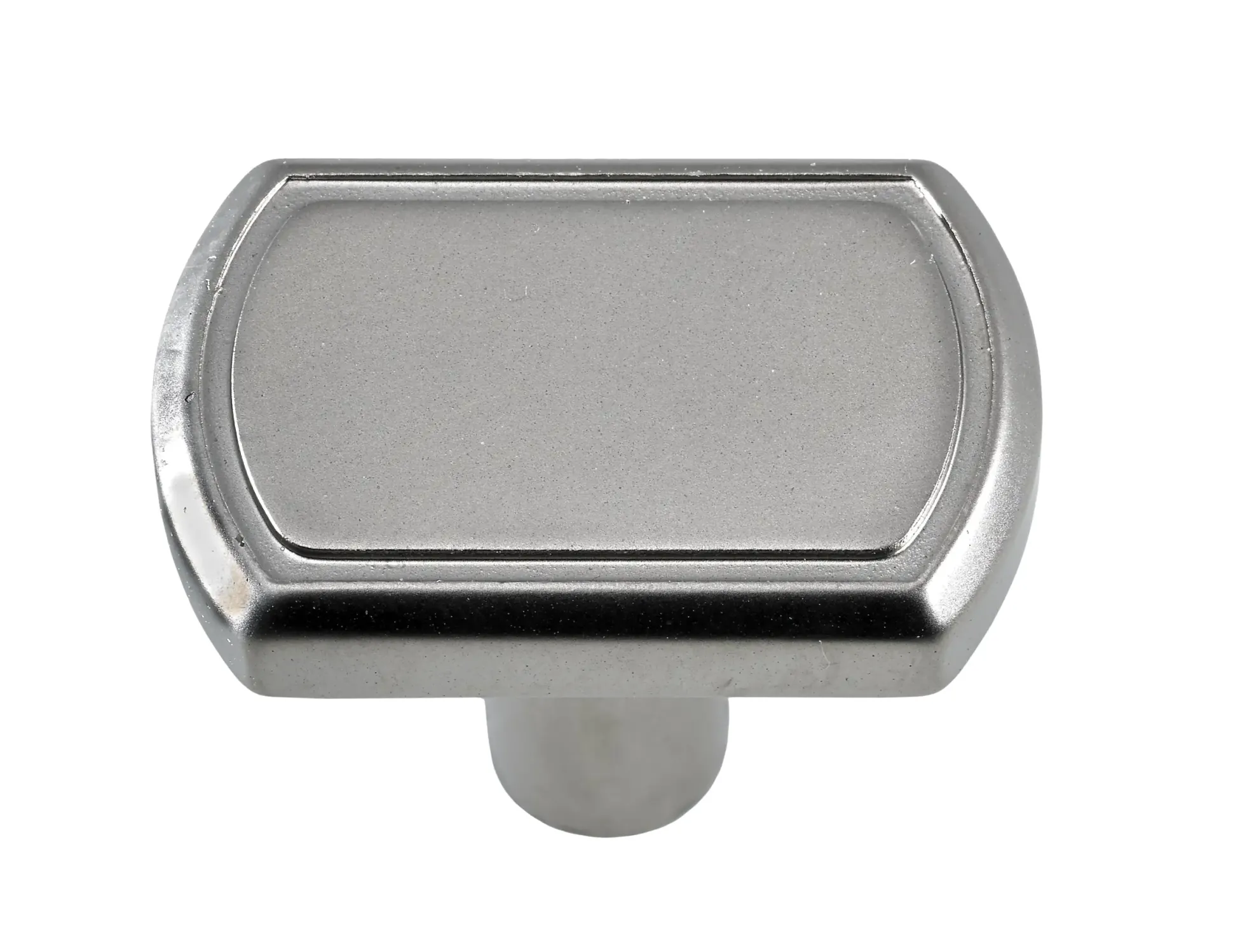 Hettich Möbelknopf Zinkdruckguss vernickelt 18,0 x 28,0 mm - 1 Stück