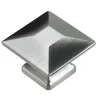 Hettich Möbelknopf Zinkdruckguss Edelstahl-Optik 58,0 x 20,0 mm - 1 Stück