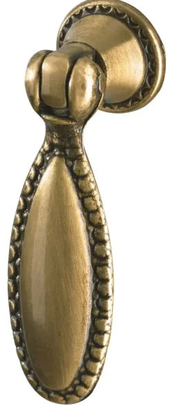 Hettich Möbelknopf Zinkdruckguss gold 60,0 x 18,5 mm - 1 Stück