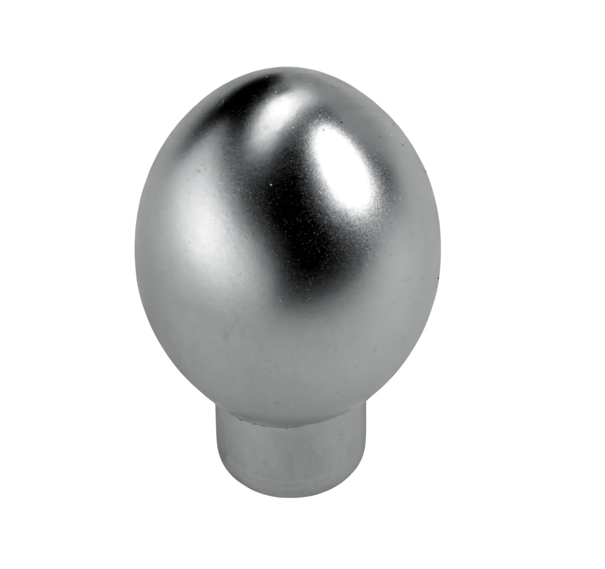 Hettich Möbelknopf Zinkdruckguss Aluminium-Optik Ø 17,0 mm - 1 Stück