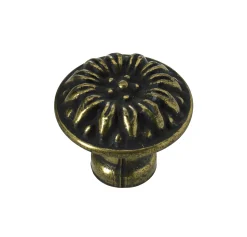Hettich Möbelknopf Zinkdruckguss antik gold Ø 27,0 mm - 1 Stück