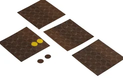 Hettich Möbelpflaster walnussfarben Ø 14 mm, 100 Stück