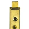 Hettich Möbelriegel Stahl vermessingt, 13 x 50 mm, 1 Stück