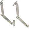 Hettich Mini-Klappenhalter Stahl, vernickelt, 1 Stück