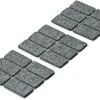 Hettich Parkettgleiter grau 40 x 20 x 3.0 mm - 18 Stück