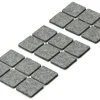 Hettich Parkettgleiter grau 25 x 25 x 3.0 mm - 18 Stück