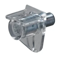 Hettich Safety - Bodenträger mit Stahlstift, transparent, 20 Stück