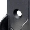 Hettich Schrankrohrlager oval Ø 15/30 mm schwarz - 2 Stück